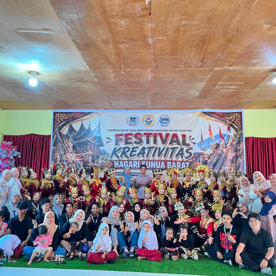 FESTIVAL KREATIVITAS NAGARI SUNUA BARAT: LESTARIKAN BUDAYA, UKIR PRESTASI BERSAMA KKN UNP 2026